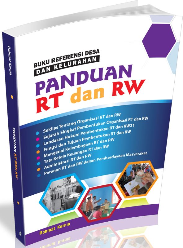 Cover Buku Panduan RT dan RW