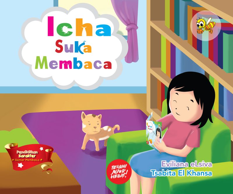 Cover Icha : Suka Membaca