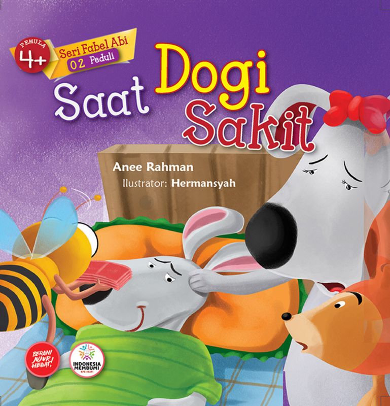 Cover Seri Fabel Abi : Saat Dogi Sakit