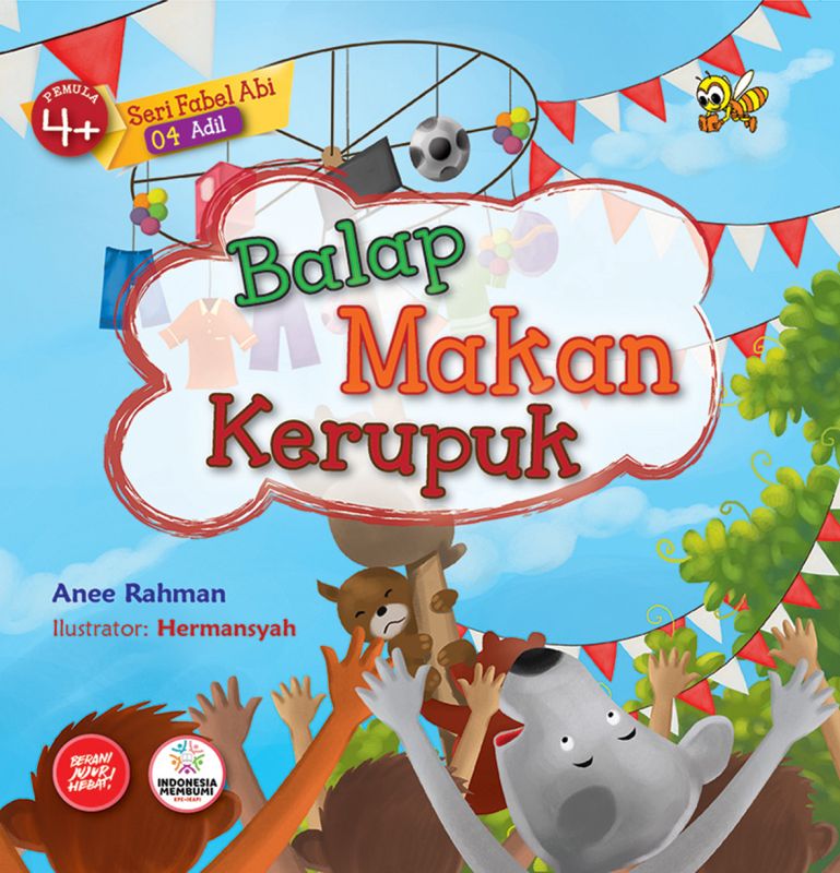 Cover Seri Fabel Abi : Balap Makan Kerupuk