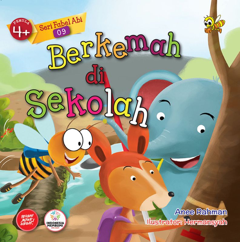 Cover Seri Fabel Abi : Berkemah di Sekolah