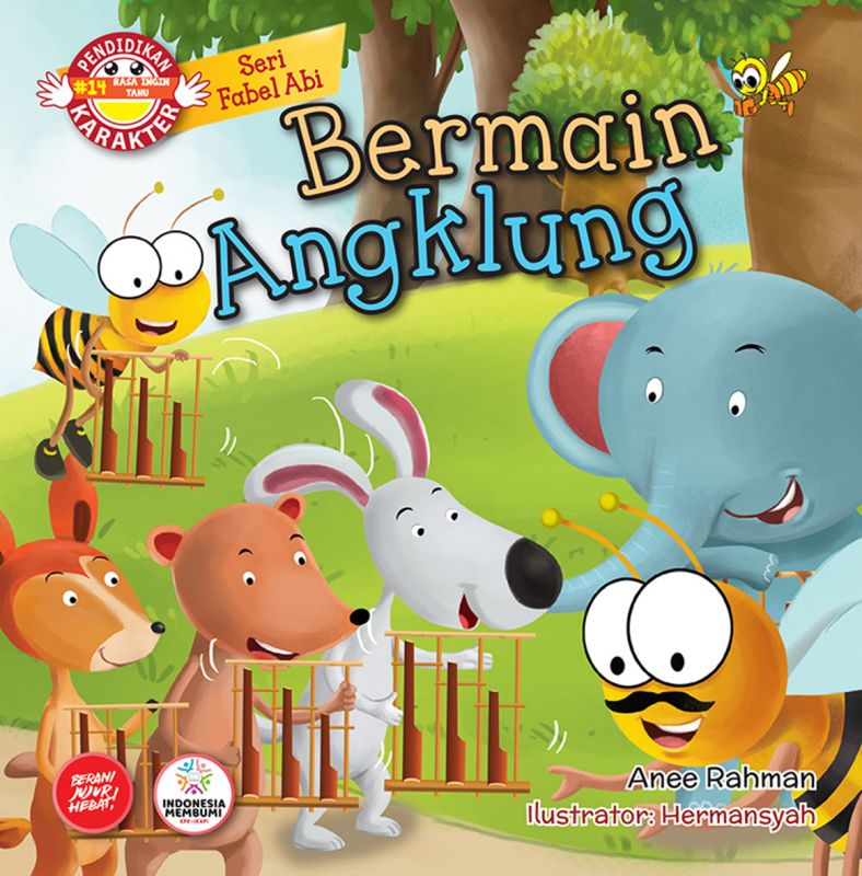 Cover Seri Fabel Abi : Bermain Angklung