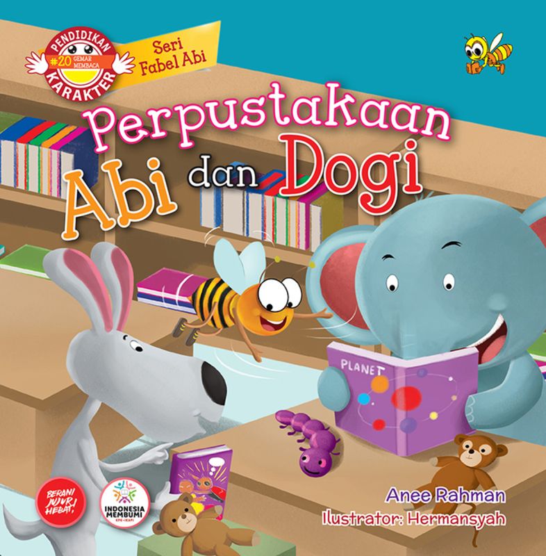 Cover Seri Fabel Abi : Perpustakaan Abi dan Dogi