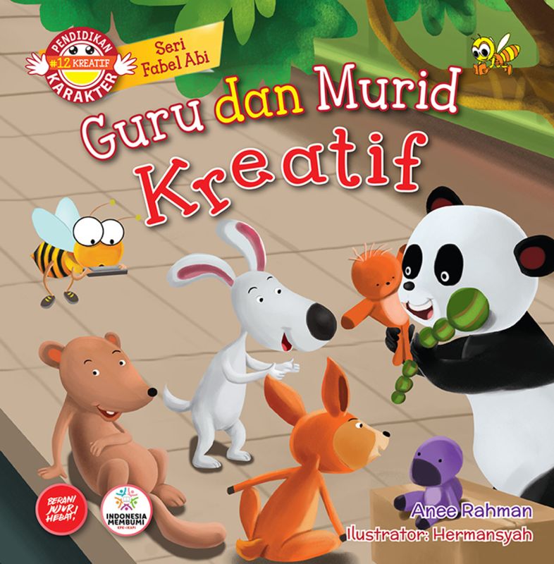 Cover Seri Fabel Abi : Guru dan Murid Kreatif